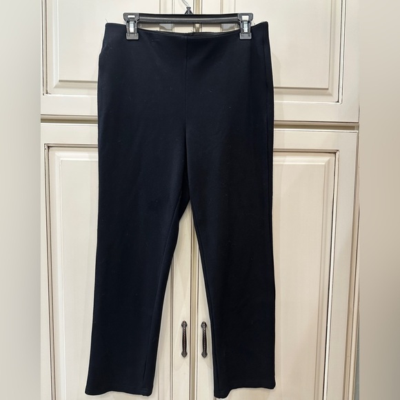 JM Collection Pants - JM Collection Black Straight Leg Pants‎